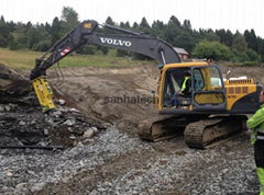 hydraulic breaker for excavator used in road construction