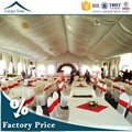 Outdoor European Style Tents For Wedding Party With Lining And Curtain For Sale 3