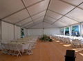 10mx30m white canvas sidewall new aluminum structure marquee tent for sale 2