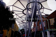 Singaporean River Shopping Street tensile membrane structure roof