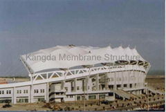 Jiayuguan Stadium of tention membrane structure roofing