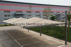 construction fabric structural membrane vehicle parking cover roof