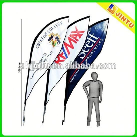 Customized Various Size Teardrop Sail Flag Banner 3