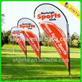 Customized Various Size Teardrop Sail Flag Banner 4