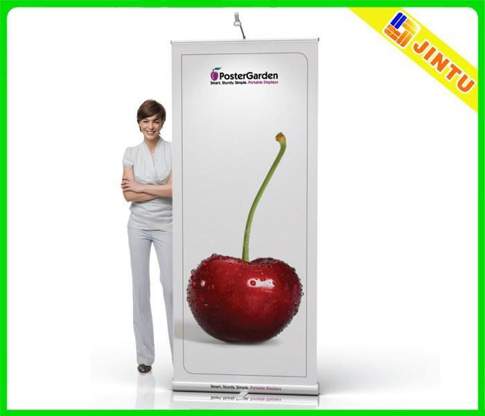 Wide Base Roll up Banner Stand Roller Stand Display 2