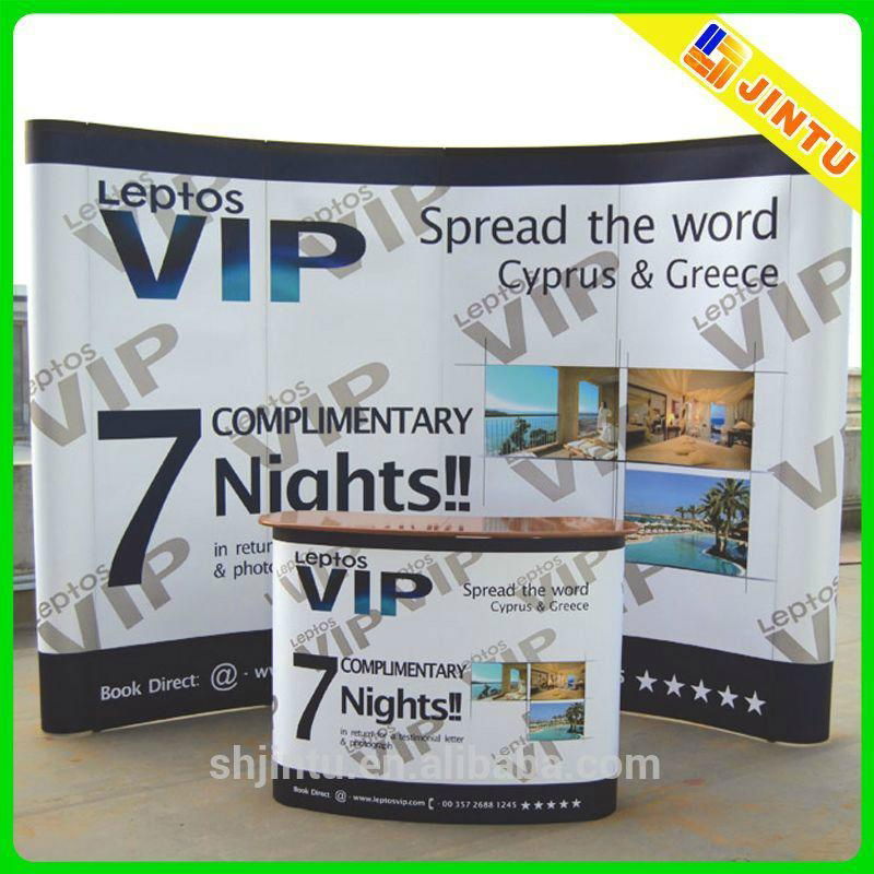 Exhibition Pop up Banner Stand Backdrop Display 4