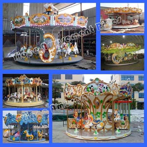 Amusement park rides 12 seats carousel 4