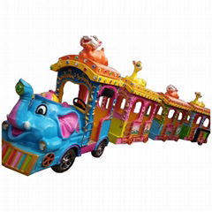 Elephant theme train attractions train