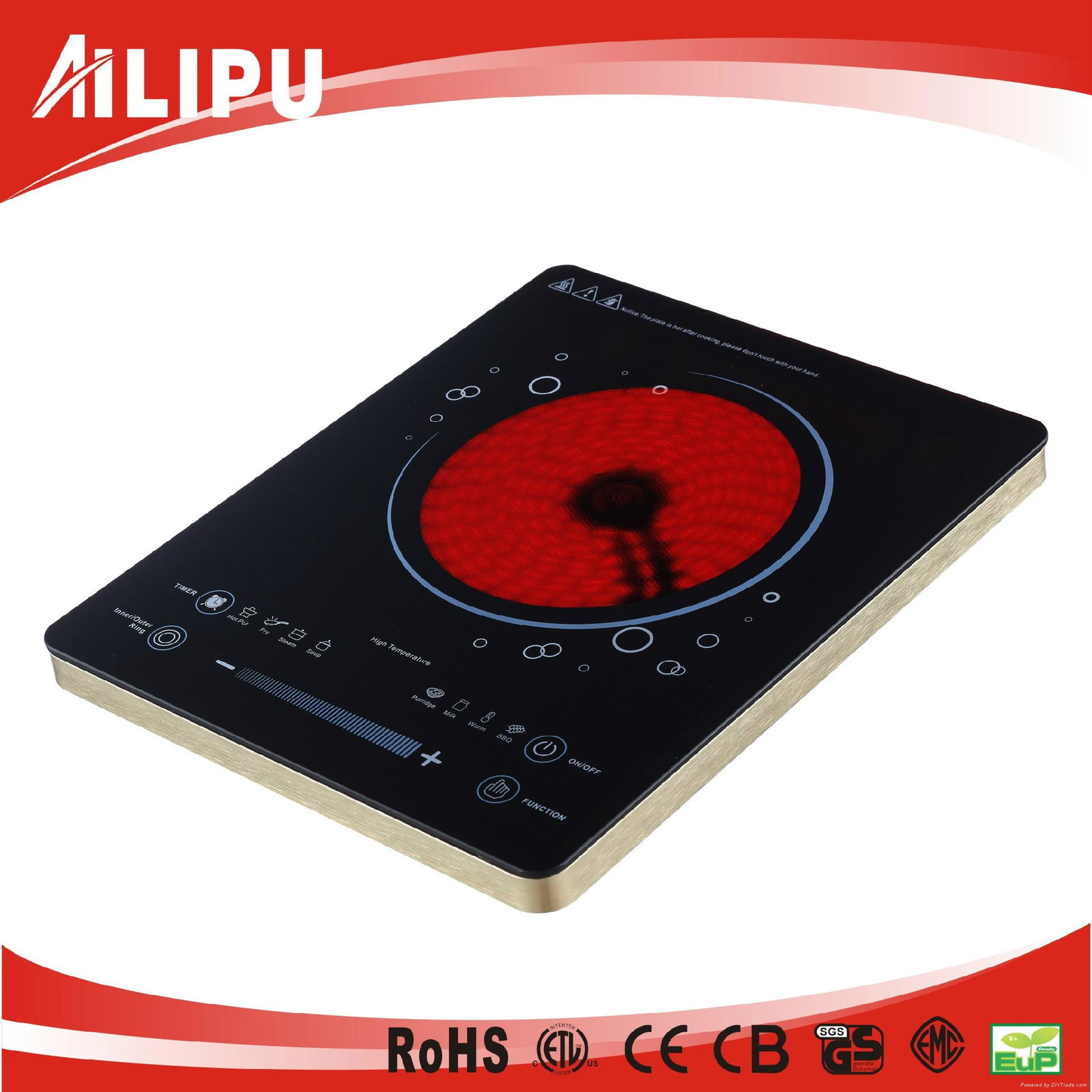 Ailipu Newly Design Single Infrared Cooker (SM-DT210)