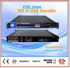 catv equipment h.264 encoder hd 4 in 1 iptv encoder