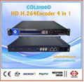 audio video  4 in 1 HD  encoder  H.264 hdmi to ip Encoder COL5100D