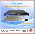 digital TV headend 4 channels rf qam