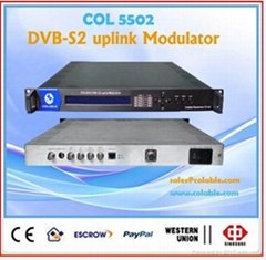 DVB-S2 uplink rf output modulator used for broadcasting COL5502