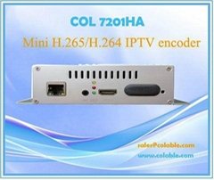 COL7201HA H.264&H.265 HDMI+AV IPTV Encoder