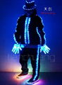 DMX512 Controlled LED Dance Jacket & Hat 1