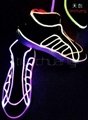 DMX512 Controlled LED Light Fiber Optic Shoes