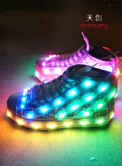 DMX512 controlled Fullcolor LED Shoes 5
