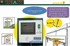 tower crane anti collision safety monitoring system