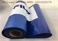 Royal blue Flock Heat Transfer Vinyl / Flocked HTV Vinyl roll For Garment