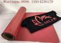 Hot Peel Sticky PU Heat Transfer Vinyl , Red Heat Transfer Vinyl For C