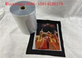 24cm*100m silver sublimation metallic Heat Transfer Vinyl application for tshirt 2