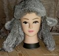 66 pieces fur hats in different size and type 4