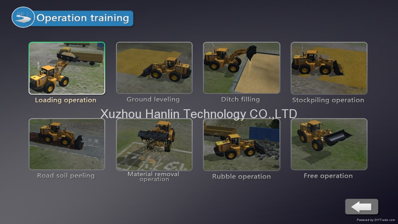 Forklift/ Wheel loader Operator Training Simulator ( include operating mechanism 4