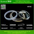 led optical glass lens for bay