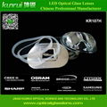 led optical glass lens for street