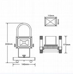 Rechargeable LED Work Light CM-4010