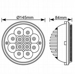 LED Driving Light CM-5036CB