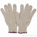 safety dotted cotton knit construction gloves 2