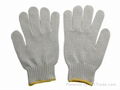 7 gauge T/C natural string knit elastic yarm comfortable gloves 2