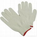 7 gauge T/C natural string knit elastic yarm comfortable gloves 3