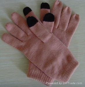 women‘s winter warm knit gloves 2