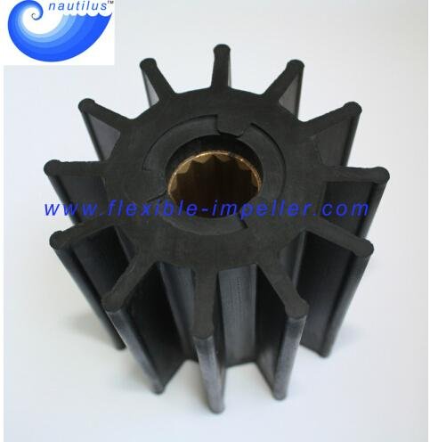 China flexible rubber impeller Replaces Jabsco Johnson impeller