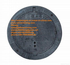 Oval Manhole Cover/Sewer Manhole Cover (QT500)