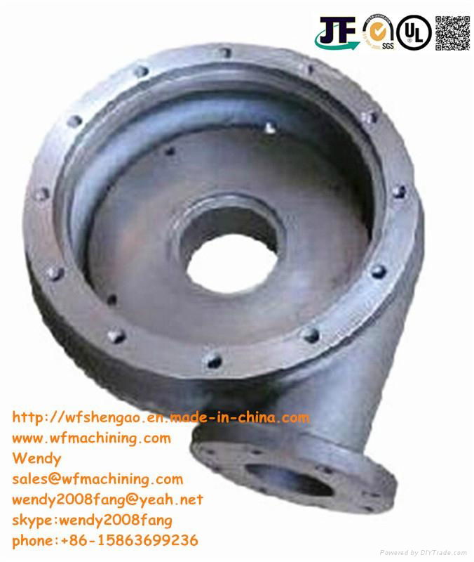 OEM Sand Casting Cast Iron Water Pump Body 2