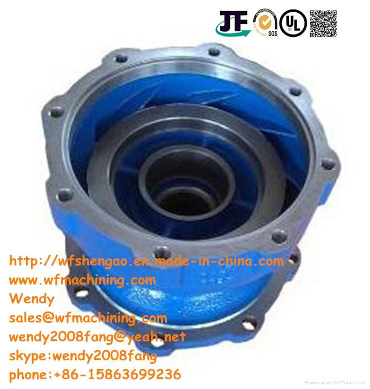 OEM Sand Casting Cast Iron Water Pump Body 4