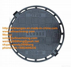 OEM Cast Iron Sand Casting Ductile Iron Manhole Cover