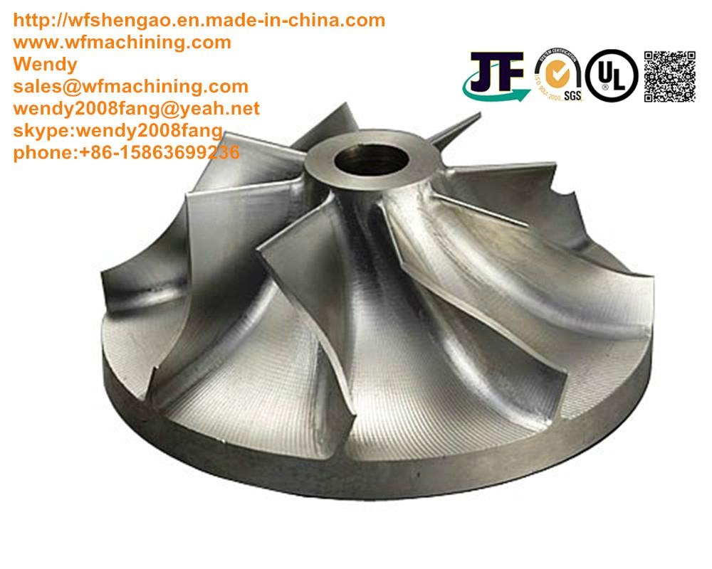 Customized Investment Casting Closed Impeller for Pump 10207