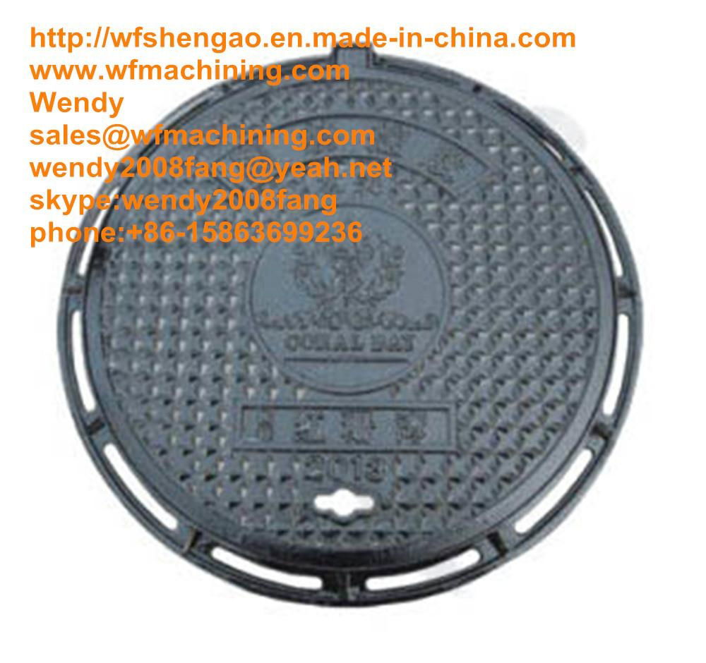 Casting Ductile Iron D400 Manhole Covers/Manhole Cover