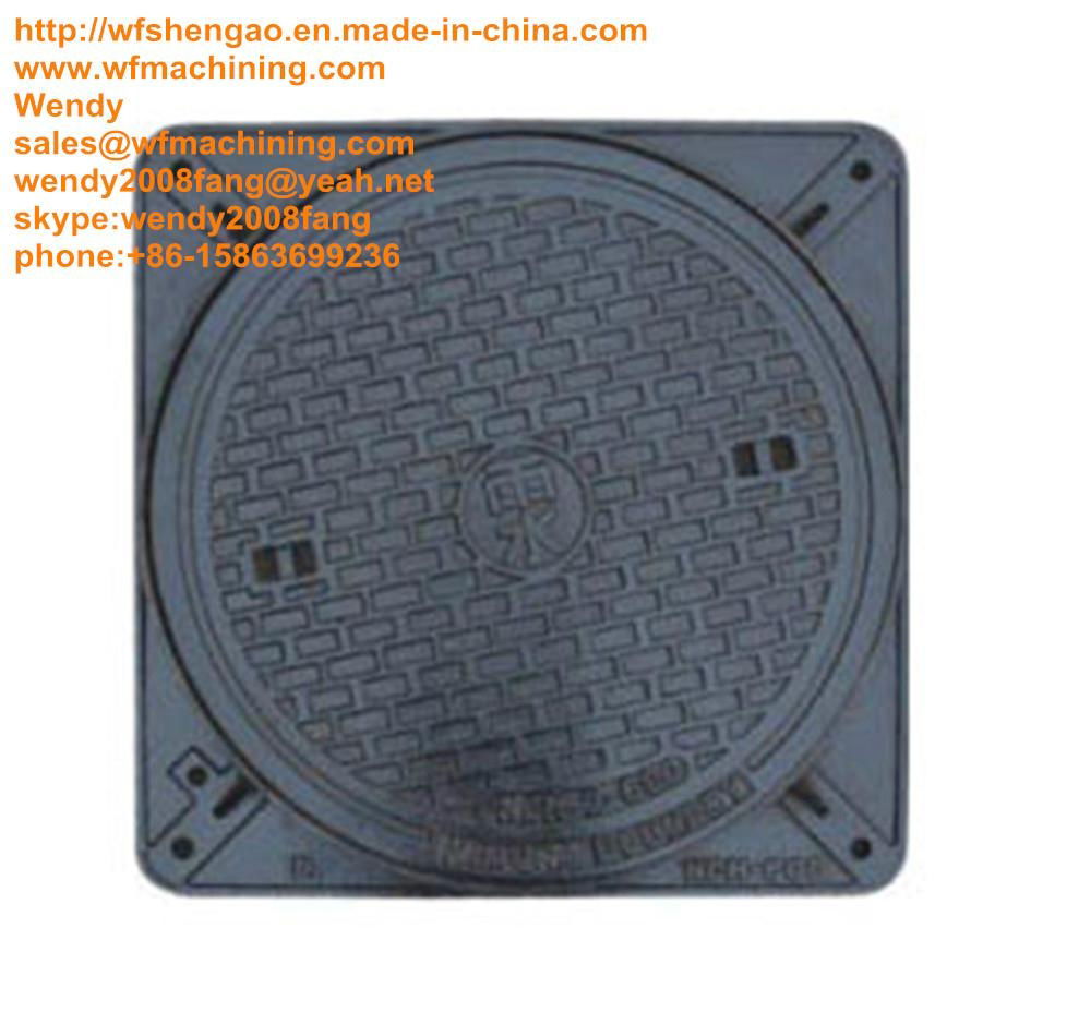 Casting Ductile Iron D400 Manhole Covers/Manhole Cover 3