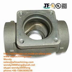 China Custom Steel Casting Three-Way Pipe Fitting