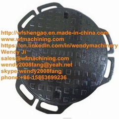 Cast Iron Manhole Covers with Frame (Foundry)