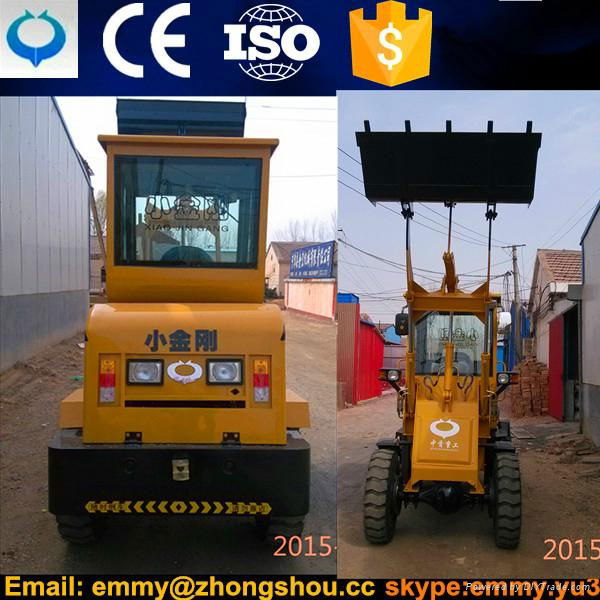 Mini loader 800-1000kg capacity Wheel Loader Zl-910 shovel loader