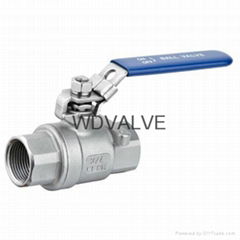 Staineless Steel 2PC ball valve M3 type