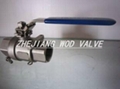 Two-piece DIN ball valve 4