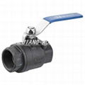 Two-piece internal threaded ball valve 2000PSI 3