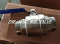 Two-piece high plessure ball valve 3